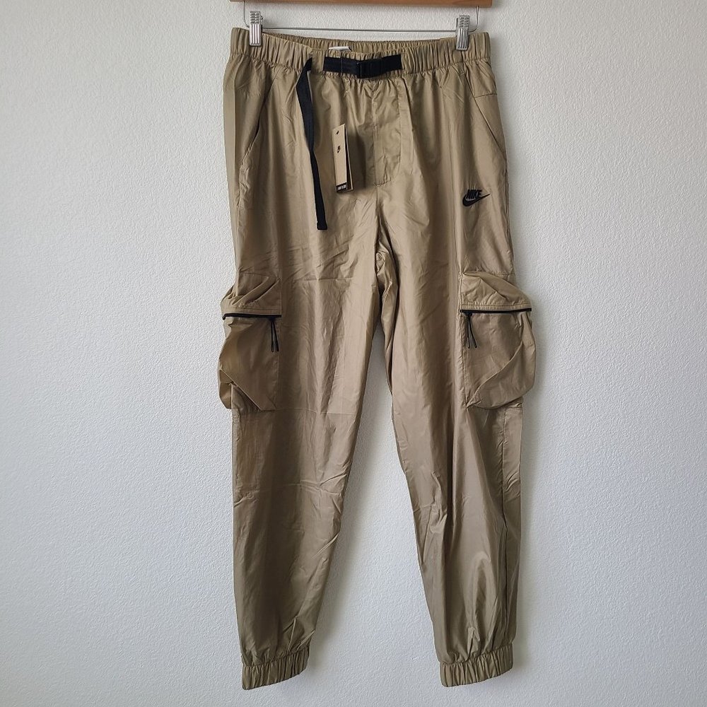 Nike Tech Lined Woven Pants FB7911-247 Size M Khaki